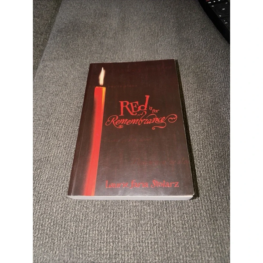 Red Is for Remembrance by Laurie Faria Stolarz (2005, Trade Paperback) New Box C